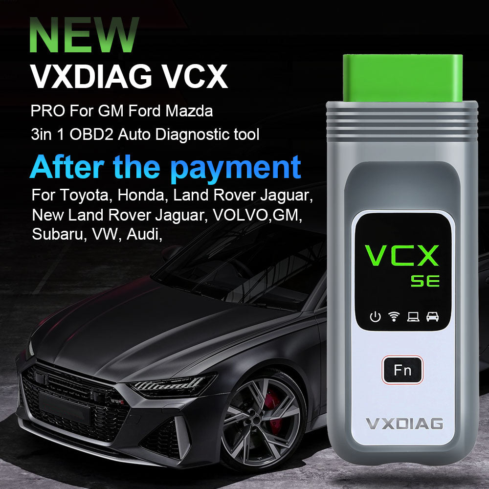 VXDIAG VCX SE PRO 3 in 1 VXDIAG OBD2 Diagnostic Tool with 3 Free Car Software Authorization