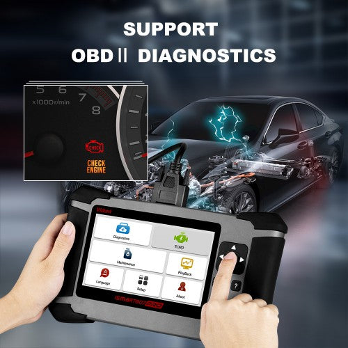 Vident ISmart807Pro Full System OBDII Scanner OBD Diagnostic Tool Support Full Makes DPF ABS AIRBAG OIL Reset