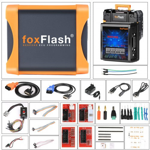 FoxFlash Chiptuning Tool V1.4.2 Free Update with Free Damos Supports VR Reading and Auto Checksum and Super Strong ECU, TCU Clone