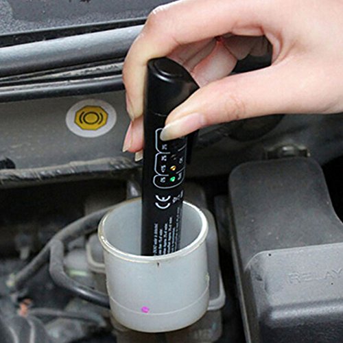 VXDAS Brake Fluid Tester LED DOT3 DOT4 Brake Fluid Tester Car Electronic Brake Fluid Tester Auto Brakes Calibrated Auto Diagnostic Tool For Nissan LEAF With 5 LED Indicator - VXDAS Official Store