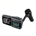 C57 Quick charge 3.0 Car Bluetooth FM Transmitter Dual USB Ports Car Charger FM Modulator MP3 Player Car Lighter Handsfree - VXDAS Official Store