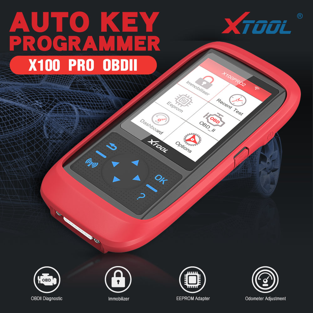 XTOOL X100 Pro2 Auto Key Programmer with EEPROM Adapter Support Mileage Adjustment - VXDAS Official Store