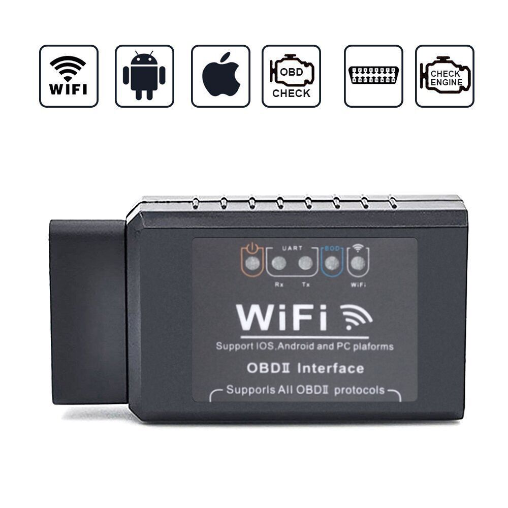 ELM327 OBD2 Wireless WIFI Car Diagnostic Tool OBD II Scanner for iOS Android