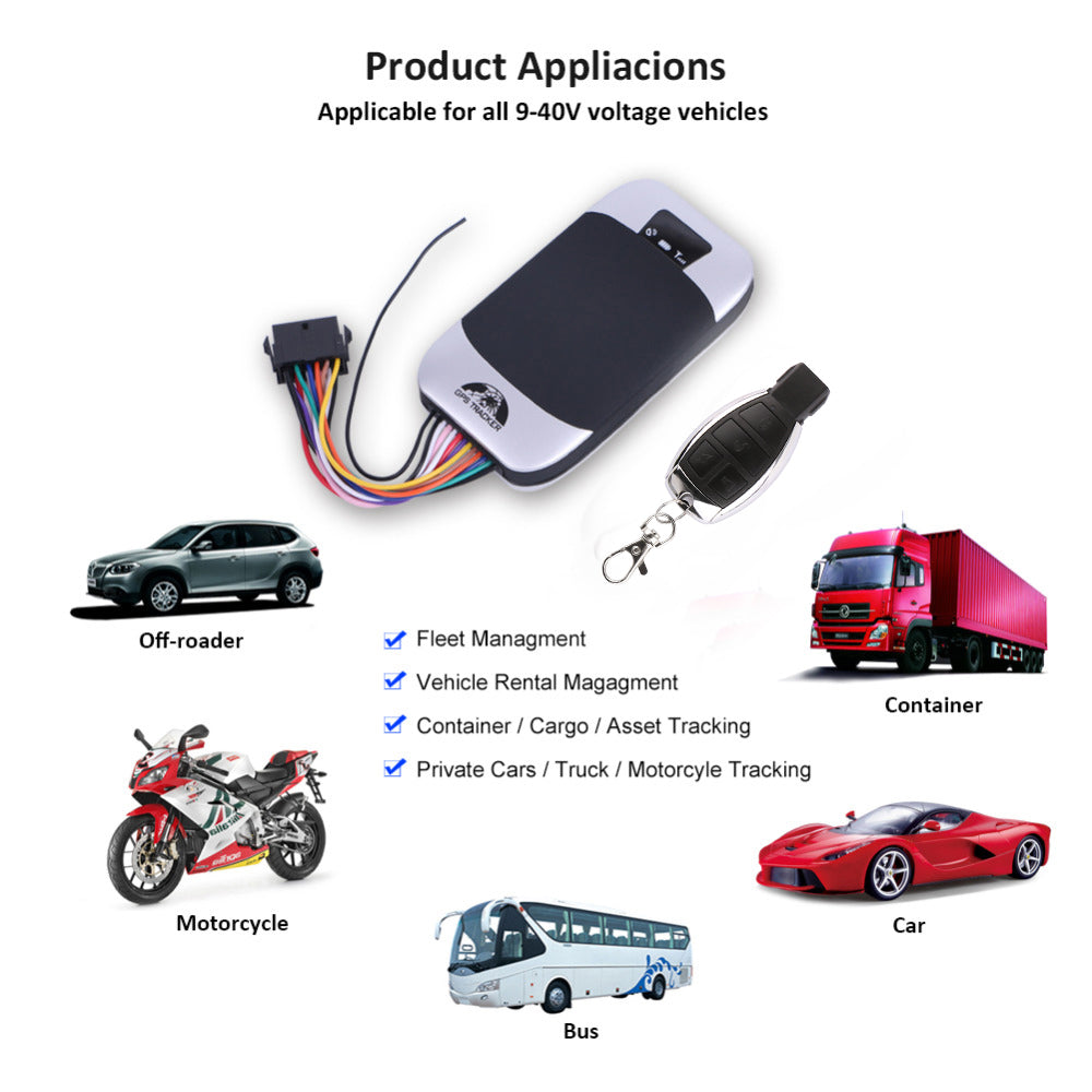 Car GPS Tracker Vehicle Tracker GSM GPS Locator Coban TK303G Waterproof IP66 Remote Control Cut Off Engine Geofence Free Web APP - VXDAS Official Store