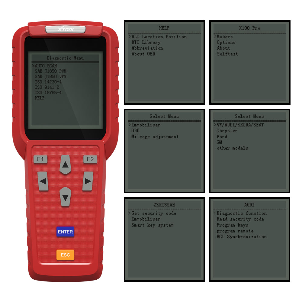 Xtool X-100 Pro Auto Key Programmer X100 Update Online - VXDAS Official Store