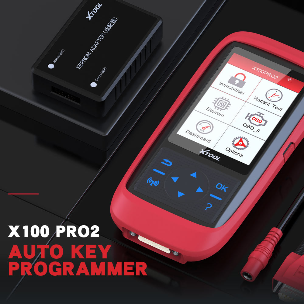 XTOOL X100 Pro2 Auto Key Programmer with EEPROM Adapter Support Mileage Adjustment - VXDAS Official Store