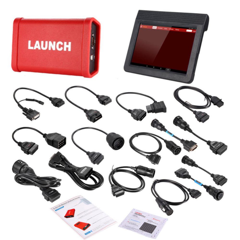 Launch x431 V+Heavy Duty Truck HD Module Full System Diagnostic Tool Support for 24V Trucks  - VXDAS Official Store