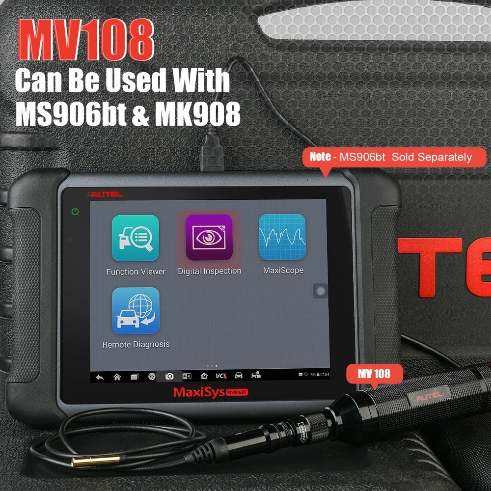 Autel MaxiVideo MV108 8.5mm كاميرا فحص رقمية لمجموعة MaxiSys Tablet Kit