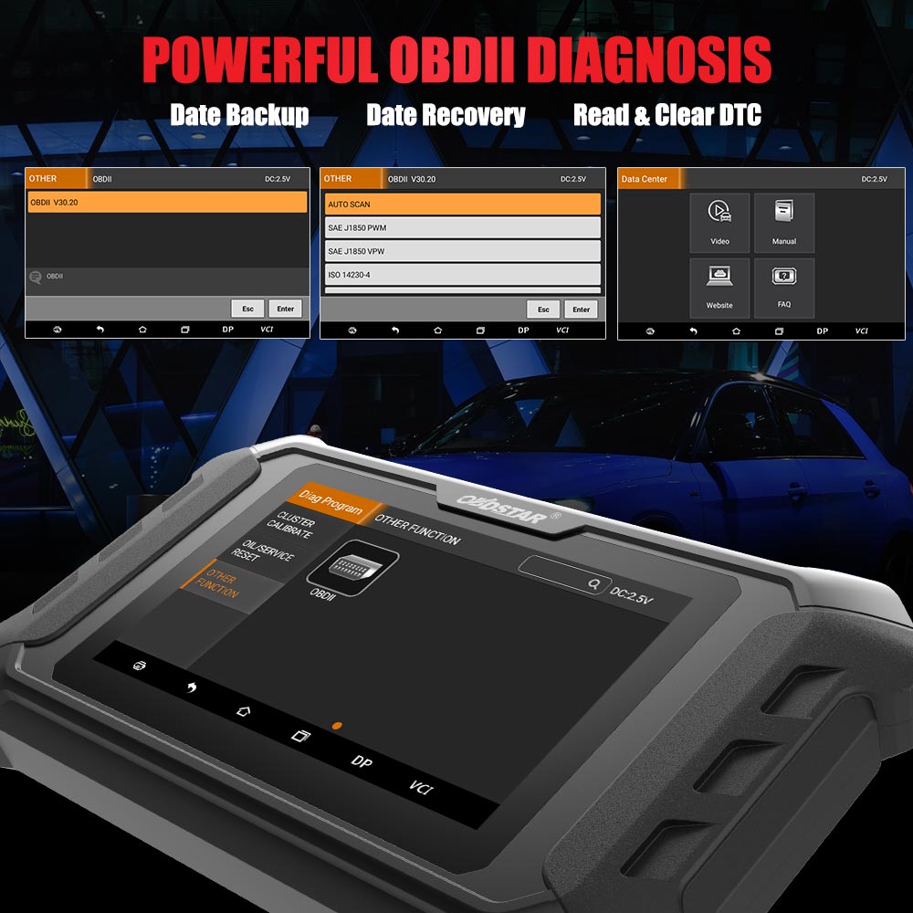 OBDSTAR ODO Master with Odometer Adjustment/Oil Reset/OBDII Functions More Vehicle than X300M - VXDAS Official Store