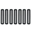 Grill Mesh Inserts Clip-in Honeycomb Grille Guards for 1997-2006 Jeep Wrangler TJ & Unlimited (Pack of 7) - VXDAS Official Store