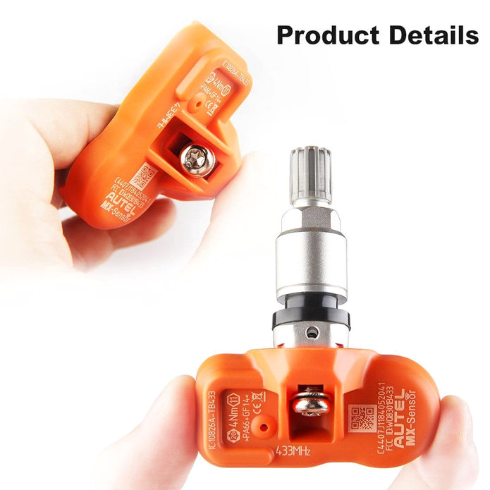 مستشعر Autel MX-Sensor 433 MHz TPMS تحليل الإطارات يعمل مع MaxiTPMS TS601 401 