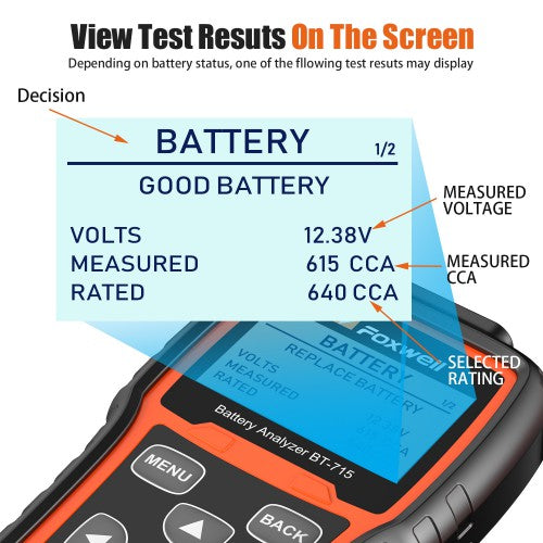 Foxwell BT-715 Battery Analyzer