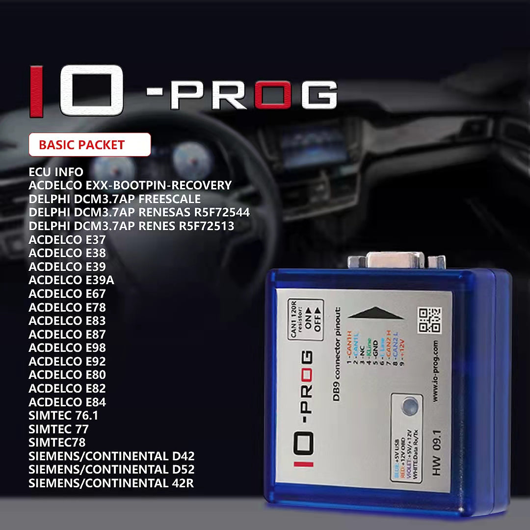 IO-PROG Programmer BD9 Connector Pinout IO Prog Same With I/O Terminal Multi Tool