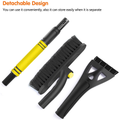 Car Ice Scraper 2 in 1 Multi-Function Telescopic Snow Brush for Car Windshield Snow Removal