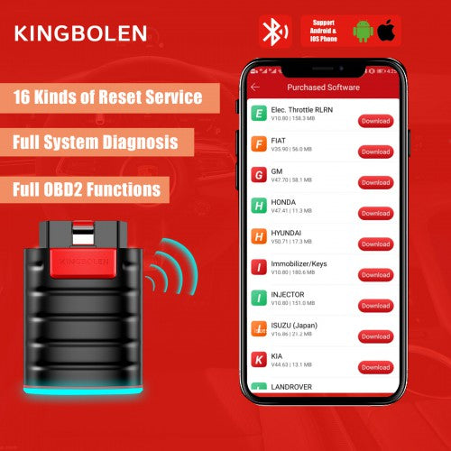 Products KINGBOLEN EDIAG Full System OBD2 Diagnostic Tool