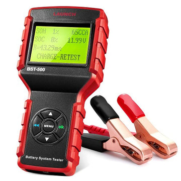 LAUNCH BST-500 Car Battery Tester Cranking and Charging System with Printer Test 6V 12V 24V Load Tester 100-2000 CCA