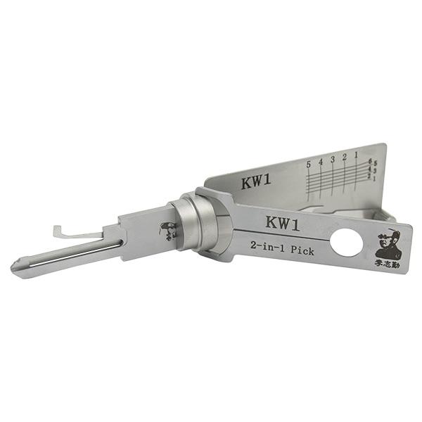 Lishi Lock Pick KW1 Lock Pick 2-in-1 Pick and Decoder