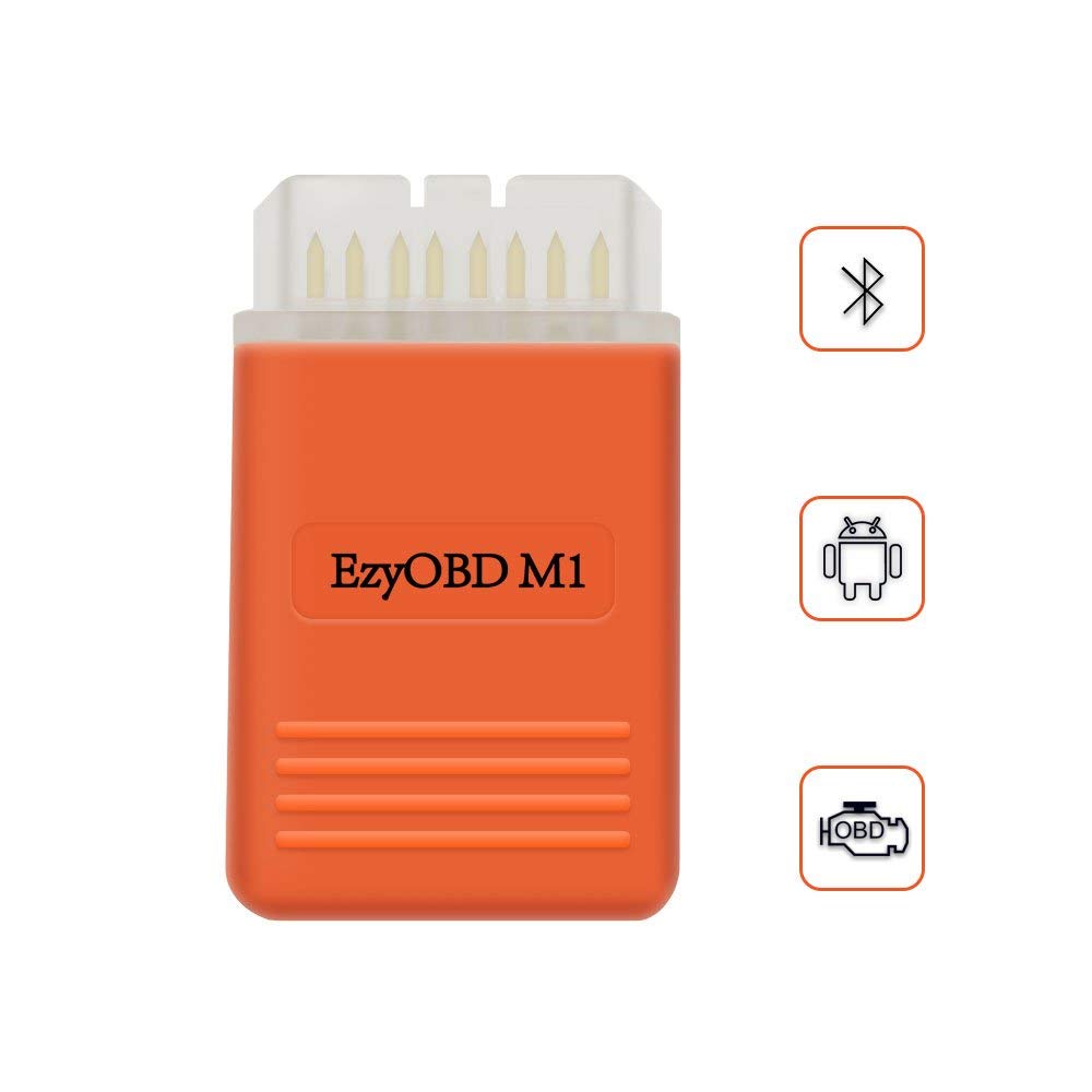 VXDAS EzyOBD M1 OBD2 Diagnostic Bluetooth Adapter Scanner for Android Check Enginer - VXDAS Official Store