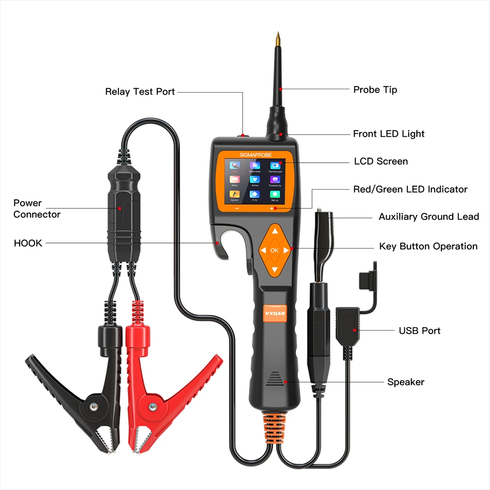 SigmaProbe smart hook Power probe interface