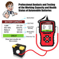 VIDENT iBT200 9V-36V Battery Tester for 12V Passenger Cars and 24V Heavy Duty Trucks 100 to 2000 CCA Car Battery Analyzer