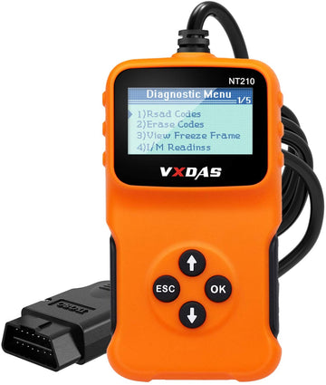 VXDAS NT210 OBD2 Scanner Car Diagnostic Scan Tool Check Engine Light Universal OBDII Code Reader, Smog Check of All CAN Fault Car After 1996