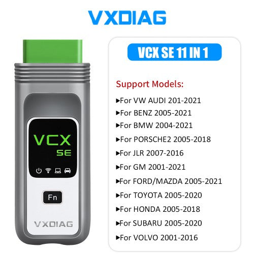 VXDIAG VCX SE DOIP Full Brands for JLR HONDA GM VW FORD MAZDA TOYOTA Subaru VOLVO BMW BENZ PIWIS 2