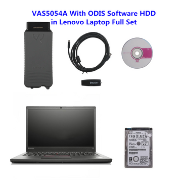 أداة تشخيص V-AS 5054 VAG مع الكمبيوتر المحمول Lenovo T430 المثبت عليه برنامج ODI-S V7.21 مكتمل وجاهز للاستخدام