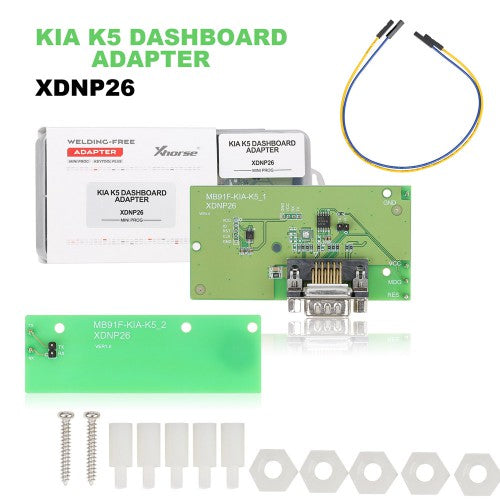 Xhorse Solder-Free Adapters and Cables Full Set XDNPP0CH 16pcs Work with MINI PROG and KEY TOOL PLUS