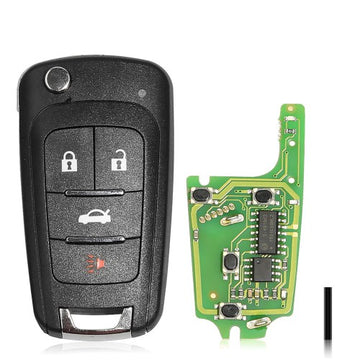 Xhorse XKBU01EN Universal Remote Key Fob 4 Buttons Buick Style for VVDI Key Tool English Version