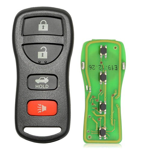 Xhorse XKNI00EN Wire Remote Key Nissan Style Separate 4 Buttons English Version