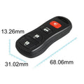 Xhorse XKNI00EN Wire Remote Key Nissan Style Separate 4 Buttons English Version