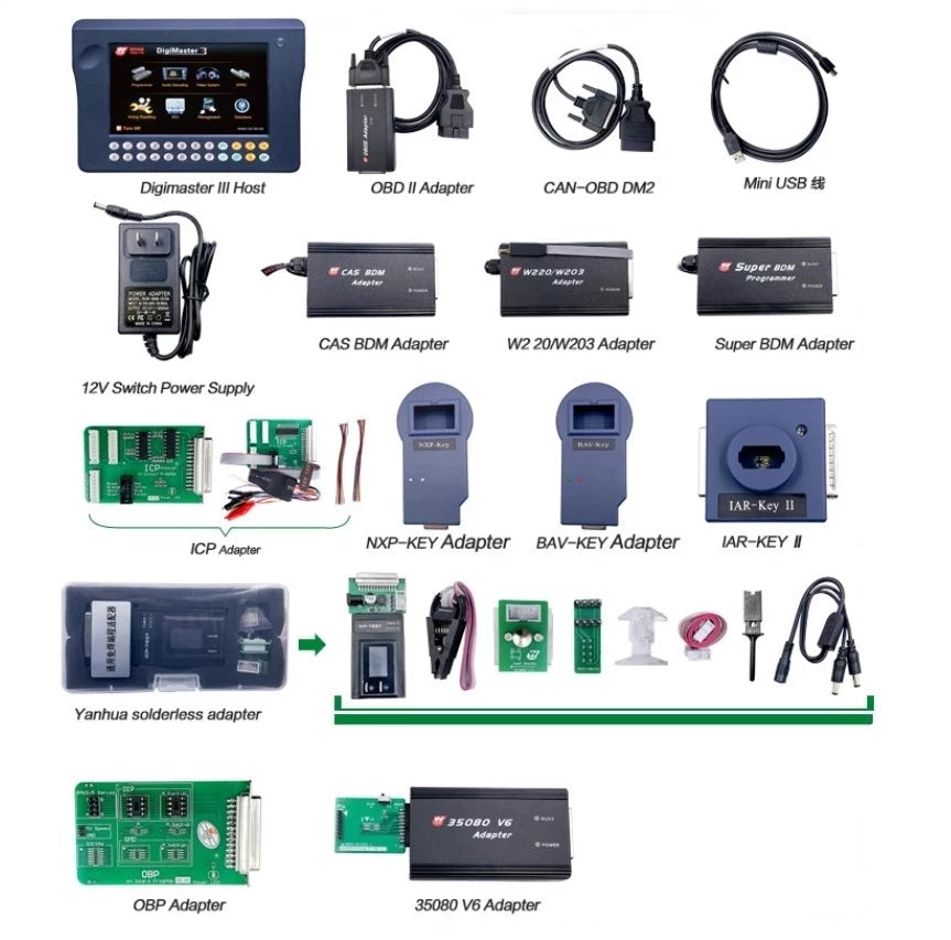 Yanhua Digimaster 3 Mileage Odometer Correction Master Full Version Unlimited Tokens - VXDAS Official Store