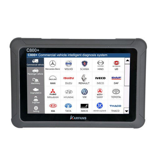 CAR FANS C800+ Diesel & Gasoline Vehicle Diagnostic Tool with Special Function - VXDAS Official Store