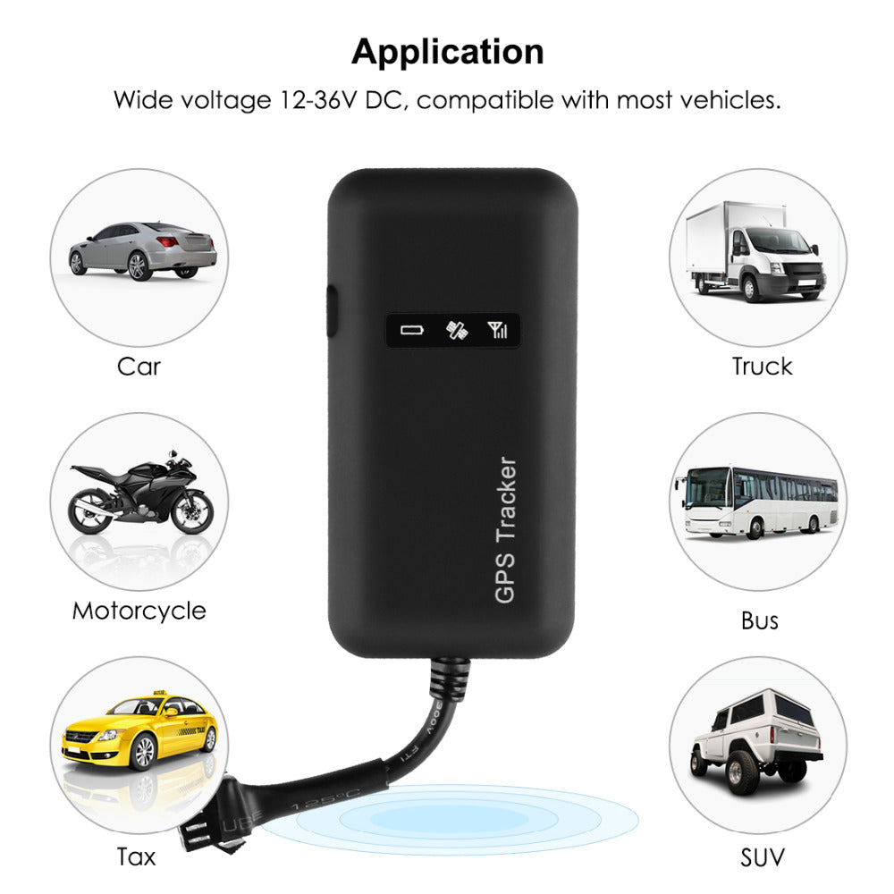 Generic GT02A Vehicle GPS Tracker With FREE App Platform