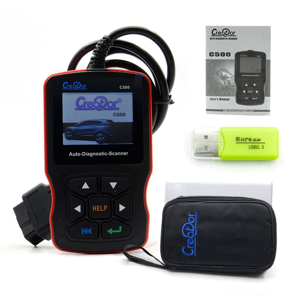 Creator C500 Auto Diagnostic Scanner for OBDII / EOBD / BMW/ Honda/ Acura - VXDAS Official Store