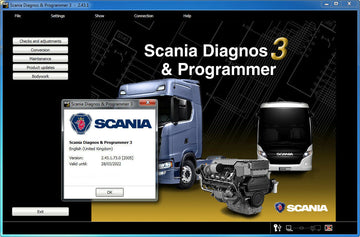 برنامج التشخيص والبرمجة Scania SDP3 V2.61 وV2.58.3 وV2.51.1 لـ Scania VCI 3 VCI3 بدون دونجل