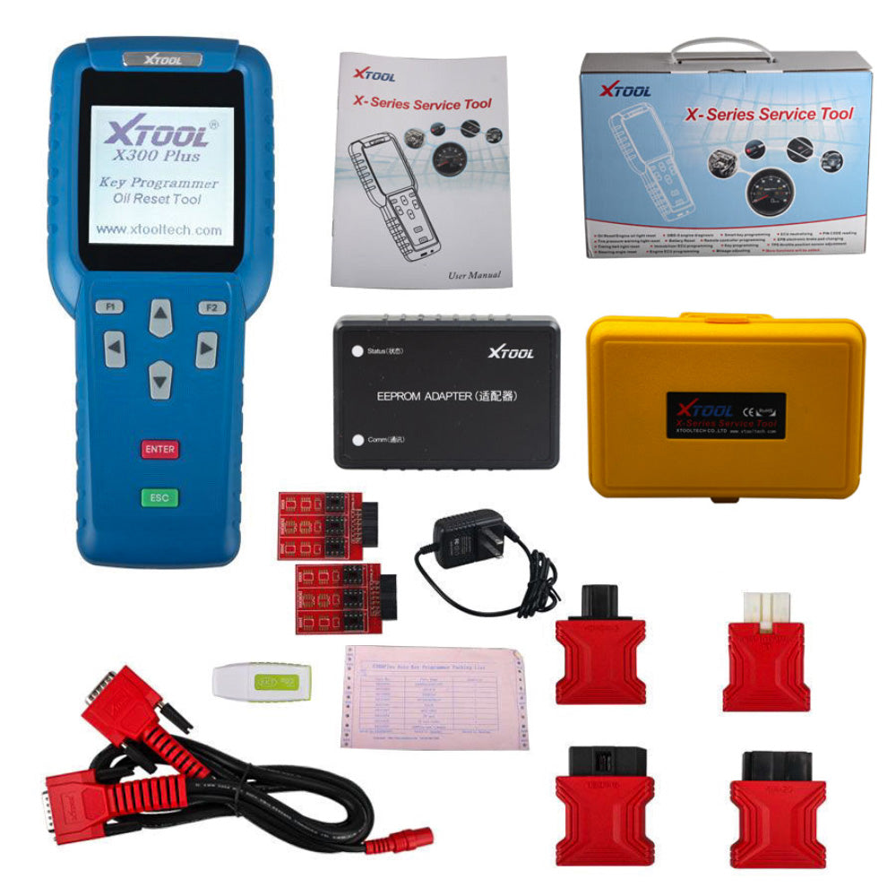 XTOOL X300 Plus X300+ Auto Key Programmer Work with EEPROM Adapter - VXDAS Official Store